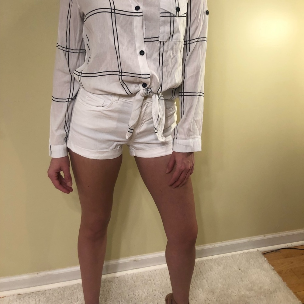 White shorts